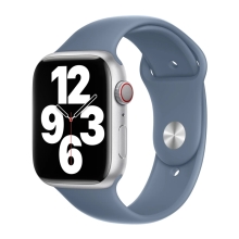 Originální řemínek pro Apple Watch Ultra 49mm / 46mm / 45mm / 44mm / 42mm - silikonový - břidlicově modrý