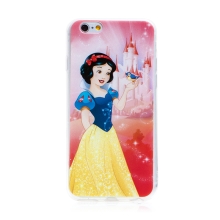 Kryt DISNEY pro Apple iPhone 6 / 6S - Sněhurka - gumový - růžový