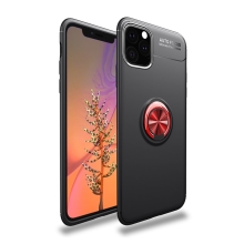 Kryt pro Apple iPhone 11 - stojánek + plíšek pro držáky - černý / červený