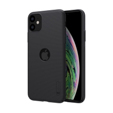 Kryt NILLKIN Super Frosted pro Apple iPhone 11 - plastový - s výřezem pro logo - černý