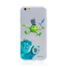 DISNEY kryt pre Apple iPhone 6 / 6S- Monsters s.r.o. - Sulley a Mike - gumový - priehľadný