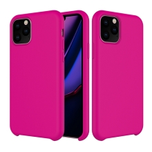 Kryt pre Apple iPhone 11 Pro Max - príjemný na dotyk - silikónový - bordový