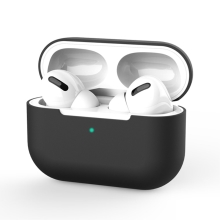 Puzdro / obal pre Apple AirPods Pro - silikónové - čierne