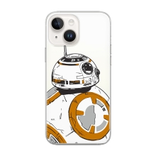 Kryt STAR WARS pro Apple iPhone 14 - BB-8 - gumový - průhledný