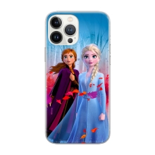 Kryt DISNEY pro Apple iPhone 12 / 12 Pro - Ledové království - Anna a Elsa - gumový