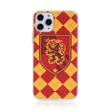 Kryt Harry Potter pre Apple iPhone 12 Pro Max - gumový - Emblém Nebelvíru