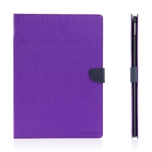 MERCURY Fancy Diary case pre Apple iPad Pro 12,9 - stojan a priestor na dokumenty - fialová / modrá