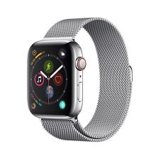 Řemínek DEVIA pro Apple Watch 42mm / 41mm / 40mm / 38mm - nerezový - stříbrný