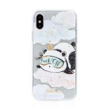 Kryt BABACO pre Apple iPhone X / Xs - spokojný panda - gumový