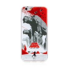 Kryt STAR WARS pro Apple iPhone 6 / 6S - Poslední z Jediů - bitevní pole - gumový