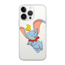 DISNEY kryt pre Apple iPhone 14 Pro - Happy Dumbo - gumový - priehľadný