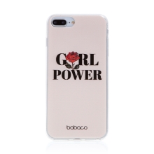 BABACO kryt pre Apple iPhone 6 Plus / 6S Plus - gumový - GIRL POWER