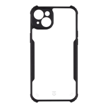 Kryt TACTICAL Quantum Stealth pre Apple iPhone 15 Plus - odolný - plast / guma - priehľadný / čierny