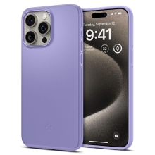 Kryt SPIGEN Thin Fit pre Apple iPhone 15 Pro Max - plast / silikón - fialový