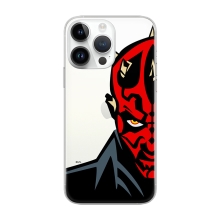 Kryt STAR WARS pre Apple iPhone 14 Pro - Darth Maul - gumový - priehľadný