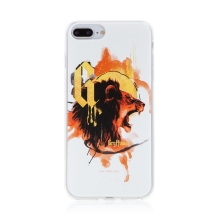 Kryt Harry Potter pre Apple iPhone 6 Plus / 6S Plus - gumový - Lev z Nebelvíru - biely