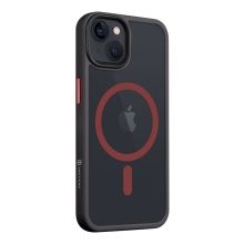 Kryt TACTICAL Hyperstealth 2.0 pre Apple iPhone 13 - MagSafe - čierny / červený