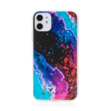 Kryt BABACO pro Apple iPhone 11 - gumový - abstraktní vlnky