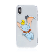 DISNEY kryt pre Apple iPhone 11 - Happy Dumbo - gumový - priehľadný