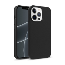 Kryt pro Apple iPhone 13 Pro Max - slaměné kousky - gumový - černý