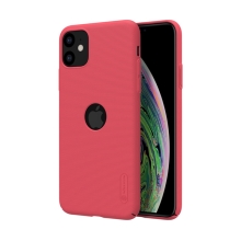 Kryt NILLKIN Super Frosted pro Apple iPhone 11 - plastový - s výřezem pro logo - červený