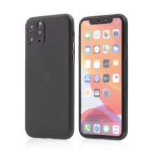 Kryt pre Apple iPhone 11 Pro Max - s ochranným sklom fotoaparátu - plastový - čierny