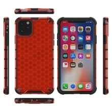 Kryt pro Apple iPhone 11 Pro - plastový / gumový - černý / červený