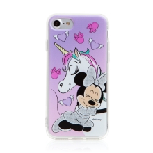 DISNEY kryt pre Apple iPhone 7 / 8 / SE (2020) / SE (2022) - Minnie Mouse - Minnie a jednorožec - gumový