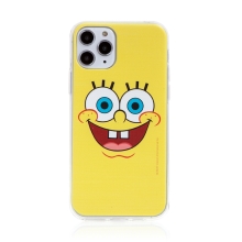 Kryt Sponge Bob pro Apple iPhone 11 Pro Max - gumový - vysmátý Sponge Bob