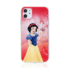 Kryt DISNEY pro Apple iPhone 11 - Sněhurka - gumový - růžový