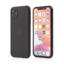 Kryt pre Apple iPhone 11 - s ochranným sklom fotoaparátu - plastový - čierny