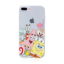 Kryt Sponge Bob pro Apple iPhone 6 Plus / 6S Plus - gumový - Sponge Bob s kamarády