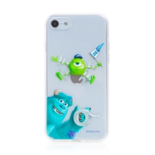 DISNEY kryt pre Apple iPhone 7 / 8 / SE (2020) / SE (2022) - Monsters s.r.o. - Sulley a Mike - gumový - priehľadný