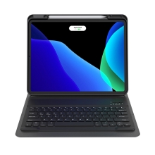 Klávesnica + puzdro BASEUS Brilliance pre Apple iPad 12,9" (2018 / 2020 / 2022) - čierna