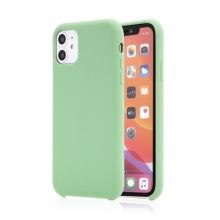 Kryt pre Apple iPhone 11 - príjemný na dotyk - silikónový - mätovo zelený