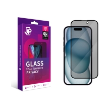 Tvrzené sklo (Tempered Glass) JP Titan pro Apple iPhone 15 Plus / 16 Plus - 2,5D - extra odolné - privacy