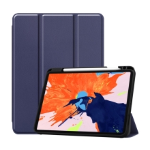 Pouzdro pro Apple iPad Pro 12,9" (2018) / 12,9" (2020) - stojánek + prostor pro Apple Pencil - tmavě modré