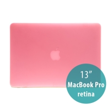 Obal / kryt pro Apple MacBook Pro 13 Retina (model A1425, A1502) - tenký - plastový - matný - růžový