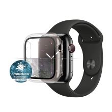 Tvrzené sklo + rámeček PANZERGLASS pro Apple Watch 44mm Series 4 / 5 / 6 / SE - průhledný