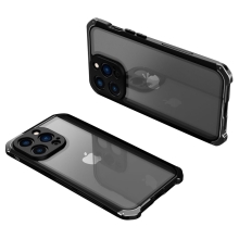 Kryt ELEMENT BOX pro Apple iPhone 14 Pro Max - odolný - kovový / skleněný - černý