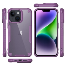 Kryt pro Apple iPhone 14 - odolný - zesílené rohy - plastový / gumový - fialový