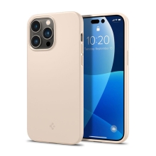 SPIGEN Thin Fit kryt pre Apple iPhone 14 Pro Max - Ultratenký - Plast / guma - Pieskovo béžový