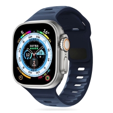 Řemínek TECH PROTECT pro Apple Watch Ultra 49mm / 46mm / 45mm / 44mm / 42mm - silikonový - modrý