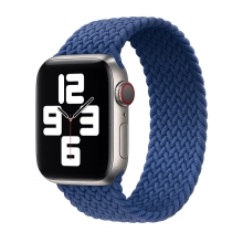 Řemínek pro Apple Watch Ultra 49mm / 46mm / 45mm / 44mm / 42mm - bez spony - nylonový - velikost M - světle modrý