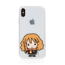 Kryt Harry Potter pre Apple iPhone X / Xs - gumový - Hermiona - priehľadný