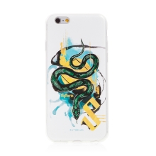 Kryt Harry Potter pro Apple iPhone 6 / 6S - gumový - had Zmijozelu