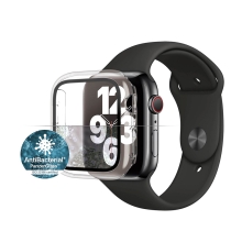 Tvrzené sklo + rámeček PANZERGLASS pro Apple Watch 40mm Series 4 / 5 / 6 / SE - průhledný