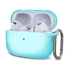 Pouzdro pro Apple AirPods Pro (2022 / 2023) / AirPods Pro - karabina - silikonové - svíticí ve tmě