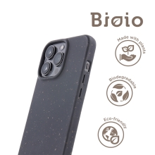 Kryt FOREVER BIOIO pre Apple iPhone 15 Plus - Zero Waste kompostovateľný kryt - čierny