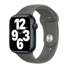 Originální řemínek pro Apple Watch Ultra 49mm / 45mm / 44mm / 42mm - silikonový - olivově zelený